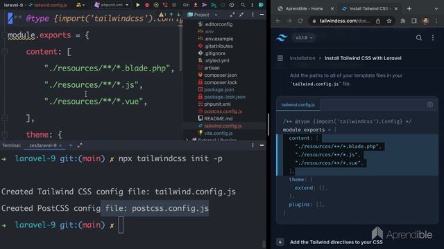 27 - Cómo instalar Tailwind CSS en Laravel 9 | Fundamentos de Laravel 9 смотреть онлайн