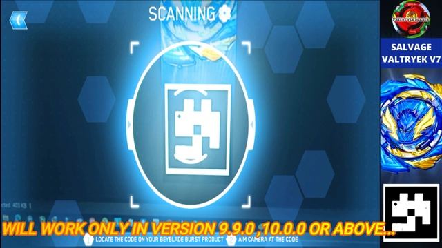 SALVAGE VALTRYEK V7 QR CODE | All Valtryek QR Codes | New QR Codes | BEYBLADE BURST QUAD DRIVE смотреть онлайн