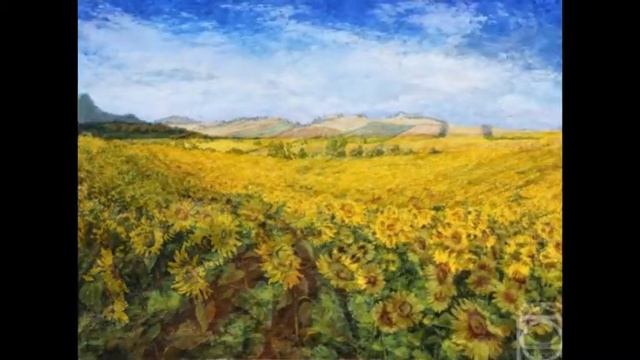 Подсолнухи в живописи.Часть 1 смотреть онлайн