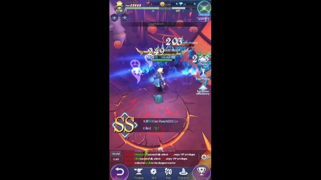 Dungeon Warrior - Idle RPG Gameplay (Android) смотреть онлайн