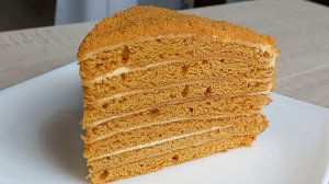 МЕДОВИК Торт медовик со сметанным кремом Без раскатки коржей Готовится быстро!