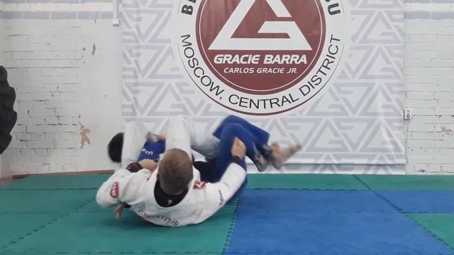 Команда Gracie Barra Central District Moscow. Выход из хавгарда, армбар смотреть онлайн