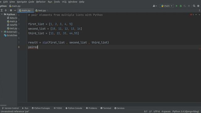Pair list elements with Python смотреть онлайн