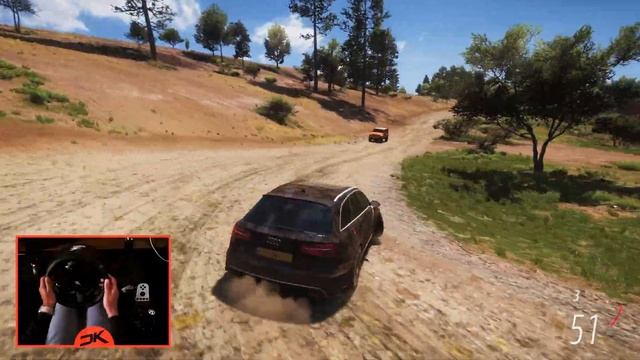 Tuned Audi RS6 Avant - Forza horizon 5 | Thrustmaster T300 смотреть онлайн