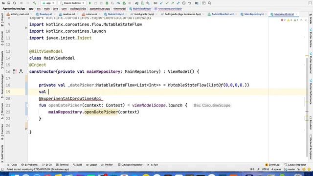 ? Age To Minutes Converter Android App in Hindi? | MVVM + Dagger Hilt + Kotlin Flow + Coroutines ✅ смотреть онлайн