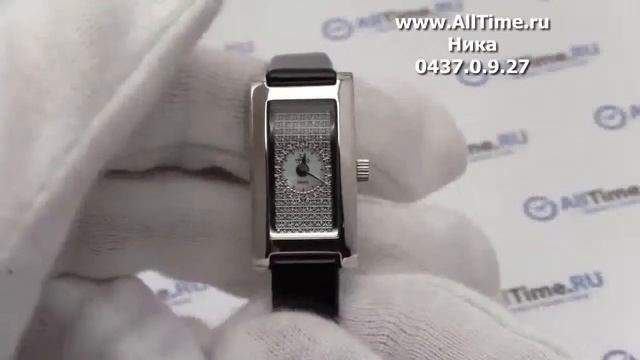 Обзор. Женские наручные часы Ника серебряные 0437.0.9.27 смотреть онлайн