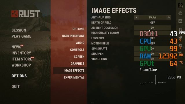 AMD Radeon RX 570 -- AMD Ryzen 3 3200G -- Rust FPS Test смотреть онлайн