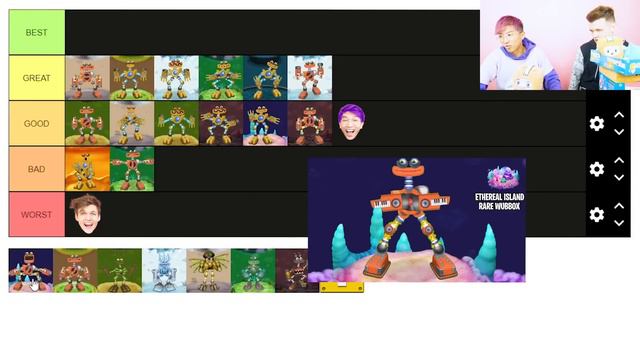 ALL WUBBOX SOUNDS + ISLANDS + ANIMATIONS! (My Singing Monsters) *LANKYBOX REACTION!* смотреть онлайн