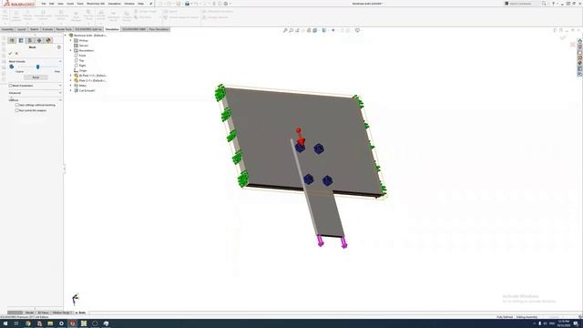Solidworks tutorial bolts and non-linear contacts смотреть онлайн