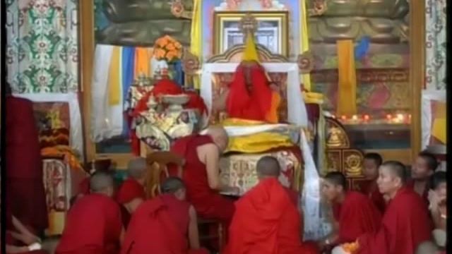 The Oracle taking trance of KING DULDZIN at the Official Opening of Shar Gaden Monastery in Oct 200 смотреть онлайн