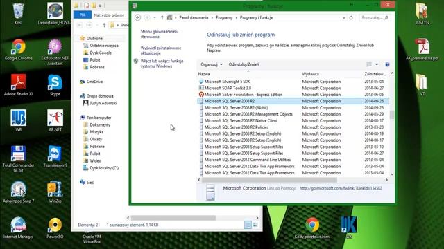Odinstalowanie jednej instancji serwera baz MS SQL 2008 R2 2012 2014 смотреть онлайн