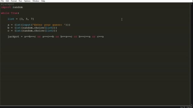 Jackpot Game with just 20 lines of python! смотреть онлайн