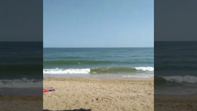 Каспийское море. Городской пляж Махачкалы смотреть онлайн