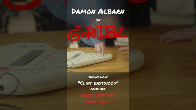 Damon Albarn shows how the song Clint Eastwood was born #gorillaz #clinteastwood #omnichord смотреть онлайн