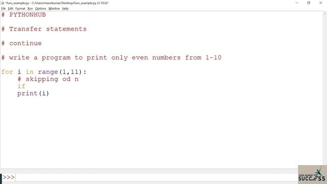 #38 Continue in Python | Python Tutorial For beginner | Python Tutorial For beginners смотреть онлайн