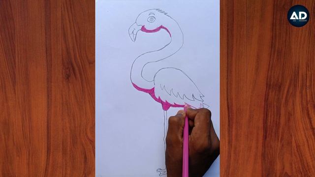 "Celebrate the Grace of Flamingos: Artistic Flamingo Drawing Tutorial" смотреть онлайн