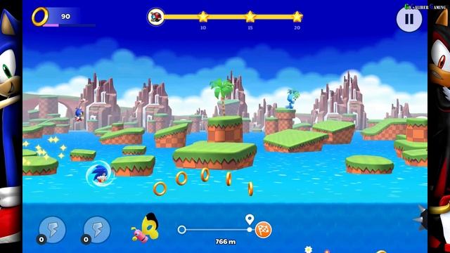 Sonic Runners Adventure Android Walkthrough - Gameplay Part 1 - Green Hill смотреть онлайн
