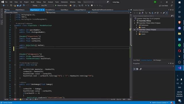 Let's Make an RPG Game in Unity! - Part 7: Hotbar implementation! (unity3d rpg tutorial) смотреть онлайн