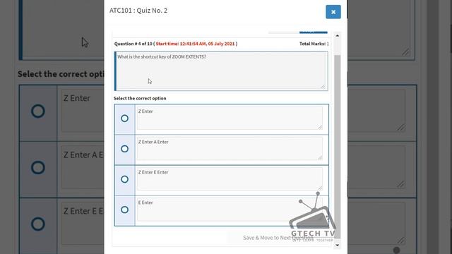 Digiskills AutoCAD Quiz 2 Batch 10 Solution | Digiskills Batch 10 | GTECH TV смотреть онлайн