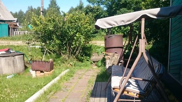 Дачные дела. Разбираю старый забор? Собираем смородину? смотреть онлайн
