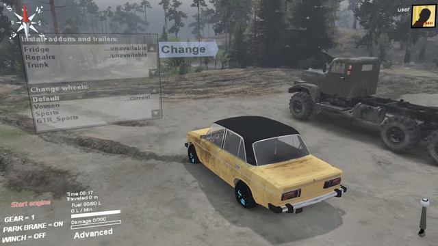 SpinTires: ваз 2106 смотреть онлайн