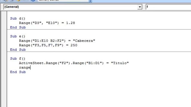 El objeto Range – Clase 3 – Programación del Excel con VBA смотреть онлайн