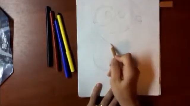 Рисуем миньона. С детьми. смотреть онлайн