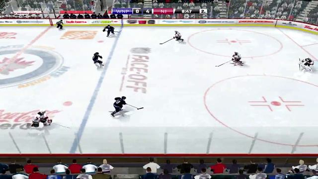 NHL 14 Winnipeg Jets - New Jersey Devils смотреть онлайн