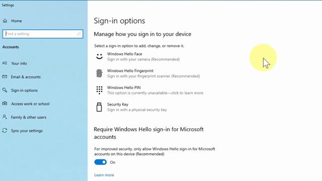 Windows Hello Face Setup - Use your face to login to Windows 10 PC смотреть онлайн