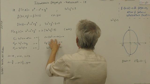 Kalkulus - M2 - Többváltozós függvények - Szélsőérték - 18. смотреть онлайн