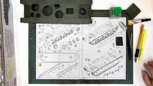 Стрим Т-35 HobbyBoss Часть XIV. Деталировка кормы. смотреть онлайн