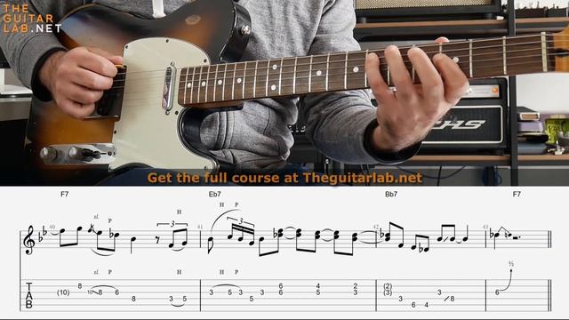 Robben Ford Blues Solo with Tabs смотреть онлайн