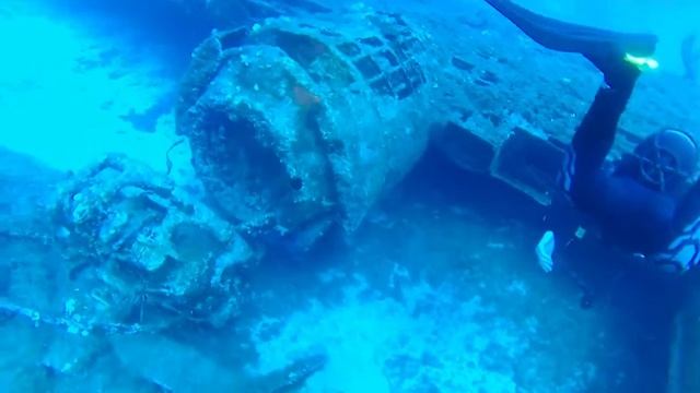 Immersione su relitto B-17 a Calvi, Corsica смотреть онлайн