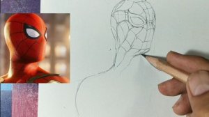 How to draw Spiderman Iron suit || full outline tutorial || easy