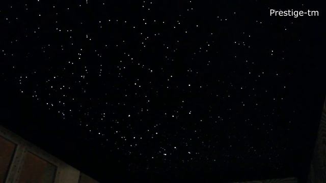 МЕРЦАЮЩИЕ ЗВЕЗДЫ и МЕТЕОРЫ на натяжном потолке смотреть онлайн