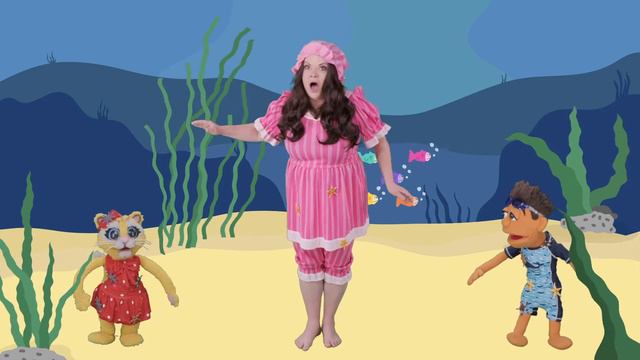 Mermaids and Starfish Dance Story for Kids 🎵 Educational and Fun, Action Songs смотреть онлайн