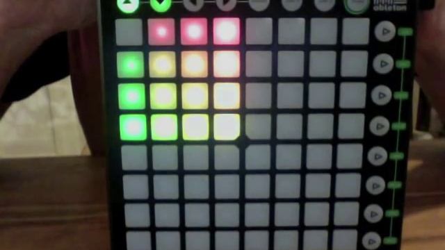 colour interaction with novation launchpad смотреть онлайн