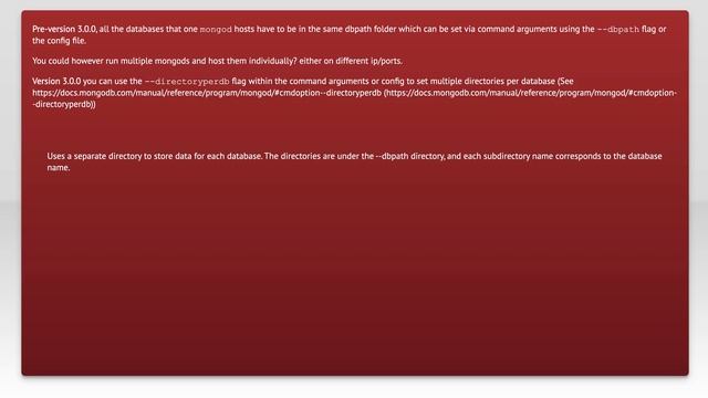 Create MongoDB database and set its path to a specific folder смотреть онлайн