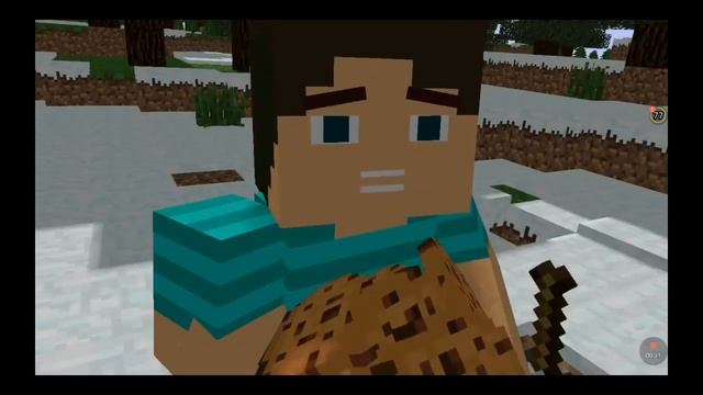 Новогодняя сказка 2018. Minecraft Animacion