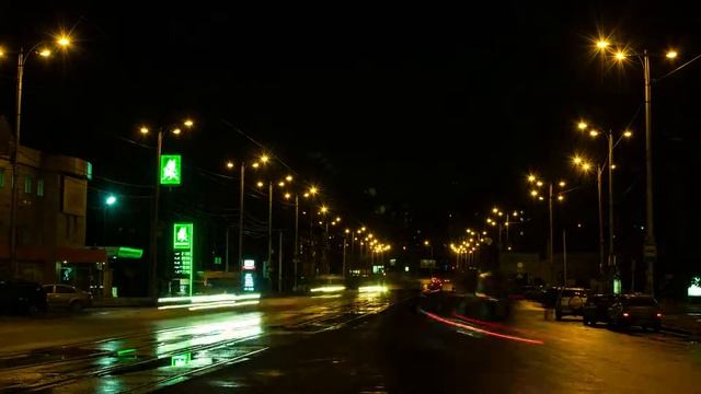 Фрагмент таймлапса. Запорожье. Автовокзал смотреть онлайн