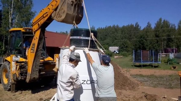 ZORDE 4. Устанавливаем станцию биологической очистки Зорде.