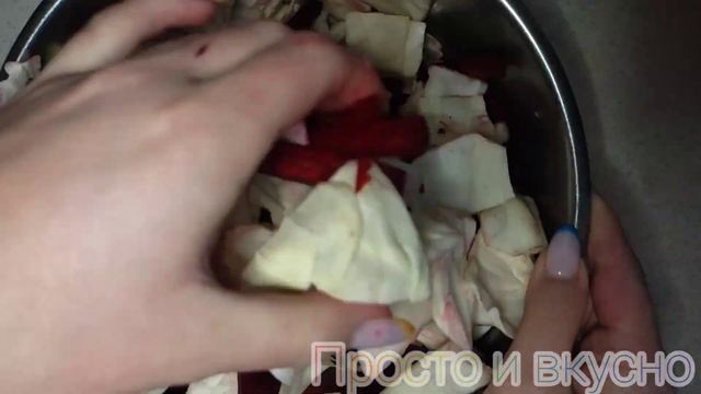 Маринованная капуста со свёклой!!! #маринованнаякапуста смотреть онлайн