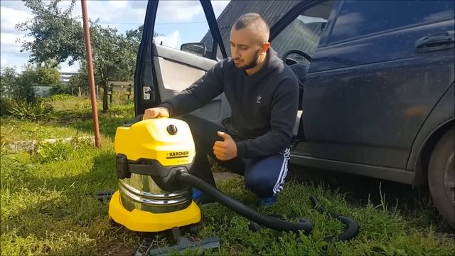 МОЯ НОВИНКА! Бюджетный хозяйственный пылесос KARCHER WD(MV) 4 Premium! смотреть онлайн