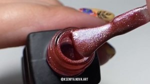 Кошачий глаз | Как сделать блик на весь ноготь? | Магнитим блик на гель-лаке