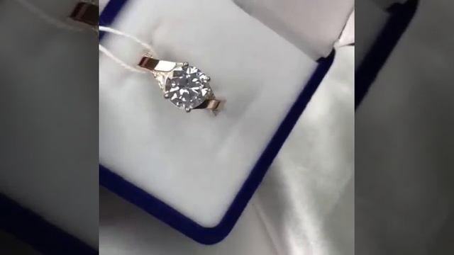 Арт. 0006 - Серьги и кольцо из серебра с золотом (пластиной 375 пробы). Вставка: фианиты смотреть онлайн