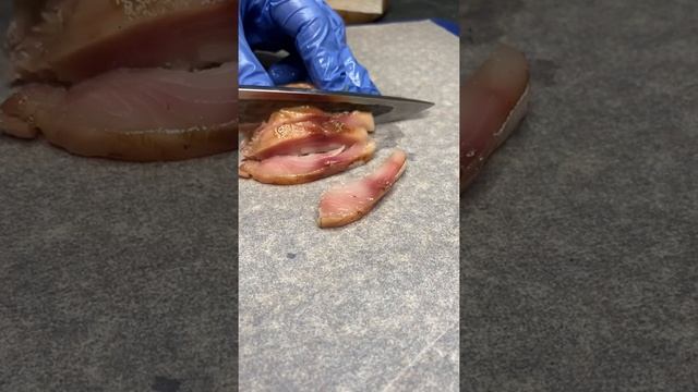 Омуль филе слабосоленое, нарезка? смотреть онлайн