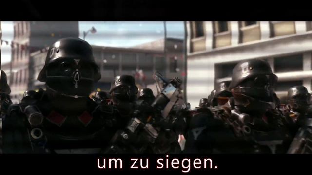 60 FPS UPSCALE Wolfenstein II The New Colossus SS march смотреть онлайн