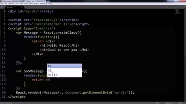 React js for absolute beginners (part-3): nest component смотреть онлайн