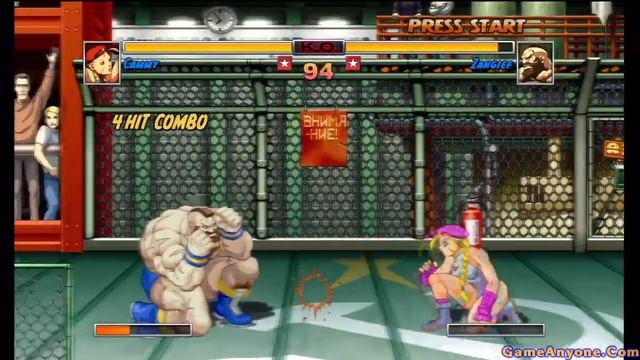 Super Street Fighter II Turbo: HD Remix Playthrough (Cammy Pt. 1/2) смотреть онлайн