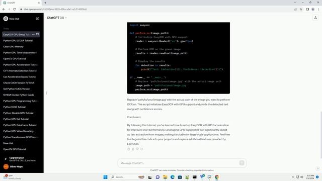 python easyocr gpu смотреть онлайн